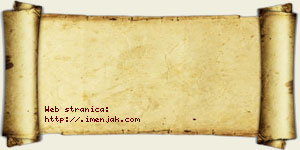 Irena Joksimović vizit kartica